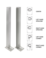 FHC 24" End Heavy Duty Partition Post