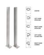 FHC 36" End Heavy Duty Partition Post