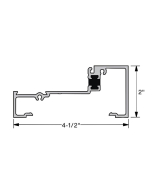 FHC Aluminum 2" x 4-1/2" Thermal Center Glazed Sill/Horizontal - 289" Long