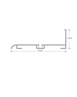 FHC Aluminum 2" x 4-1/2" Thermo Standard Sub Sill - 24'-1" Length