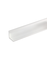 FHC 3/4" Aluminum L-Bar Extrusion 138" Length - Brite Anodized