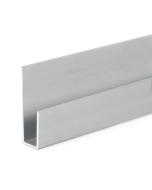 FHC Deep J-Bar - 1.25 Back - .625 Face - 138" Length - Clear Anodized