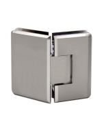 FHC Carolina Series 135 Degree Adjustable Glass-to-Glass Hinge for 3/8" to 1/2" Glass 