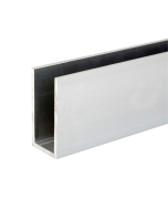 FHC 3/4" x 1-1/2" Deep U-Channel 234" Length - Satin Anodized