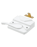 FHC Sash Lock and Keeper - Left Hand - White 