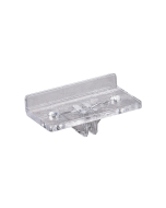 FHC Clear Shelf-to-Shelf Front Rest without Divider - 10/Pk
