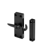 FHC Die-Cast Black Right-Hand Sliding Screen Door Latch (Single Pack)