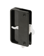 FHC Black Plastic Screen Door Latch And Pull With Security Lock - For Anjac Doors (Single Pack)