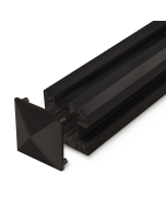 FHC Aluminum Windscreen 90 Degree Corner Post Kit - 36" Tall