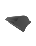 FHC 13/32" Locking Strip for Two Piece Weatherstrip 200' Roll - Black