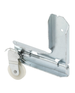 FHC Sliding Screen Door Stamped Aluminum Corner With High Density Polyethylene Roller (Single Pack)