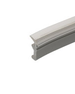 FHC Universal PVC Transparent Profile for Clamp-On U-Channels