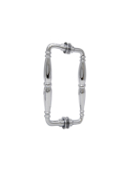 FHC Baroque Style Pull Handle 6" x 6" Back-to-Back for 1/4" to 1/2" Glass  