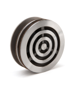 FHC Bullet Resistant Speak-Thru 6" Round - Brushed Stainless