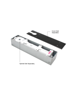 FHC dormakaba® BTS75V 105 Degree Hold Open Floor Closer Body in Cement Case 