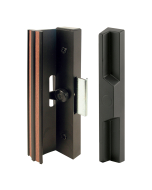 FHC Diecast Sliding Door Handle Set - Single Pack - Anodized Black - Exterior Diecast Pull - Clamp Latch W/ Metal Activator (1 Set)