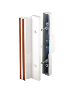 FHC 3-15/16" - White Diecast - Mortise Style Sliding Patio Door Handle