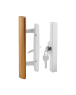 FHC | C1204 Sliding Glass Door Handle Set - White Diecast