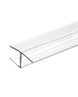 FHC Clear "H" Jamb Water Seal In Line Panel (Hard Leg)