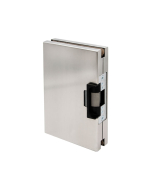 FHC 6" x 10" Center Lock Glass Keeper With Electric Strike 