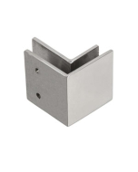FHC Wall Mounted Square Glass Clamps For Mall Fronts