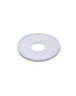 FHC Clear Vinyl Washers 3/4" Diameter for Shower Pulls & Towel Bars - 10/Pk