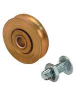 FHC 1/4" Inside Diameter x 1-1/4" Outside Diameter - Steel Unfinished Roller (2 Pack)