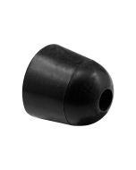 FHC 1" Black Rubber Sliding Door Bumper (2 Pack)