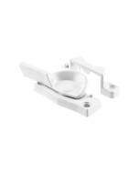 FHC Sash Lock - 2" Hole Centers - Fits Single And Double Hung Windows - Diecast - White - (Single Pack)