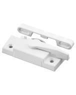 FHC Sash Lock - 2-1/16" Hole Centers - Left-Hand - Betterbilt 350 Series Vertical Sliding Windows - Diecast Zinc - White - (Single Pack)