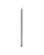 FHC F2 Series Guardrail Post 2" Square Profile 54" Tall Blank Post with Swivel or Fixed Saddle
