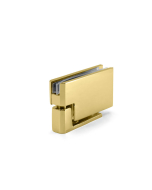 FHC Surface Mount Cabinet Pivot Hinges for 1/4" to 5/16" Glass - Polished Brass