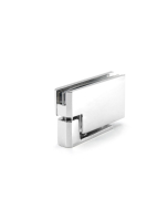 FHC Surface Mount Cabinet Pivot Hinges for 1/4" to 5/16" Glass - Satin Chrome