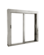FHC Manual Deluxe Sliding Window XX with Aluminum Full Bottom Track