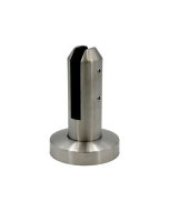 FHC Frameless Fence Clamps Round Surface Mount for 3/8"  - 9/16" Glass