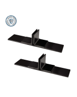 FHC Free Standing Partition Bracket Set (2-Per Pack) Matte Black