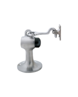 FHC Floor Mounted Heavy-Duty Door Stop With Hook 3-1/8" Tall