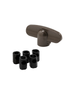 FHC Universal - Bronze Tee-Crank Casement Window Handle (2-Pack)