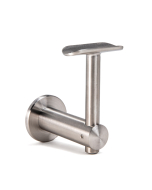 FHC Wall Mounted Bracket - Fixed Saddle and Adjustable Height for 1.5" Diameter Handrail