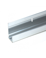 FHC 1/4" Standard Heavy Indented Aluminum J-Channel 144" Length