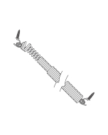 FHC Storm Or Screen Adjustable Door Spring - Adjusts 13-1/2" To 16-1/2" (Single Pack)