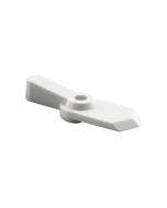 FHC Pointer Latch - 5/8" - Plastic - White - 12 Latches With Screws