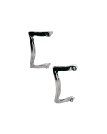 FHC Chrome - Shower Door Handle Set (1 Set)