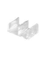 FHC Clear Plastic - Shower Door Bottom Guide Assembly