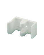 FHC Plastic Sliding Shower Door Bumper And Guide - Sterling (Single Pack)