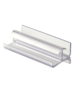 FHC Tub Enclosure Bottom Guide - Workright Products - Clear Plastic - Snap-In (Single Pack)
