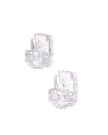 FHC 3/16" Mirror Clip - 100/Pk Clear Plastic