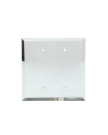 FHC Clear Double Blank Glass Mirror Plate with Screw Holes 