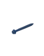 FHC 1/4" x 1-3/4" Blue Masonry Screw Hex Washer with Slot - Tapcon Screw Point 100/Pk