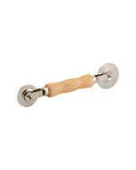 FHC 2-1/2" x 2" Steel Nylon Wheel Roller With Wood Handle